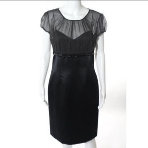 Tahari Elegant Black Dress size 10 NWOT